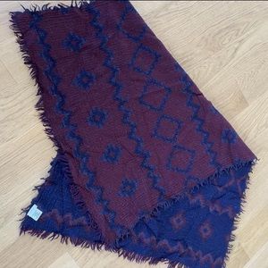 Wilfred Diamond Mosaic Blanket Scarf